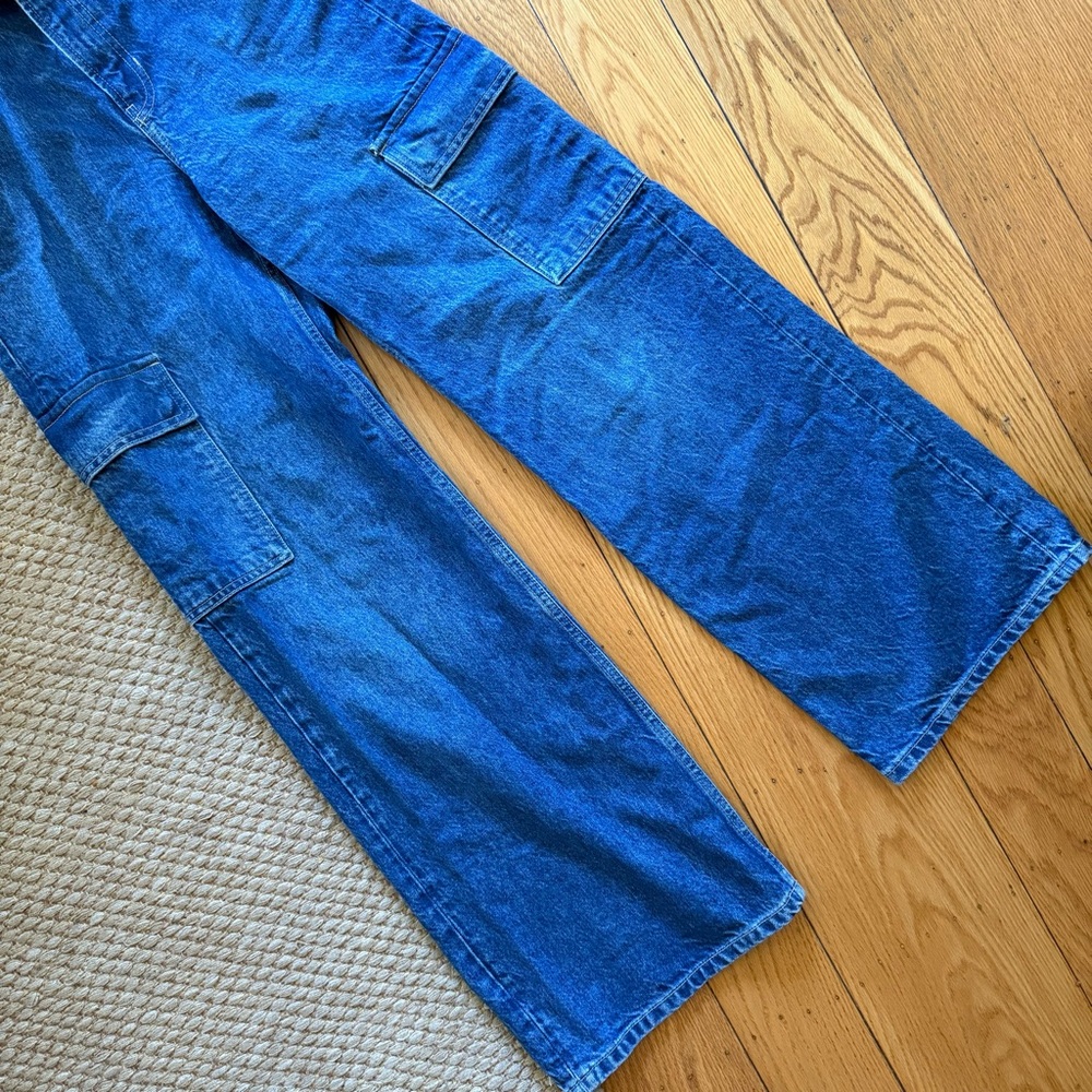 NWOT Reformation Cary Cargo Jeans - Picture 6 of 11